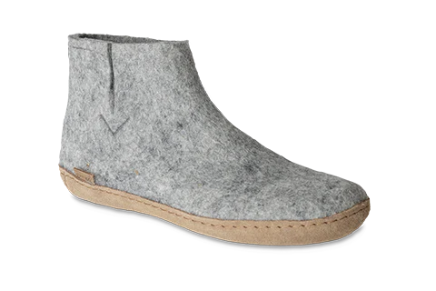 Men's Leather Sole Boots - Comfortable & Durable for Outdoor, Work & Casual Wear | Waterproof & Slip-Resistant