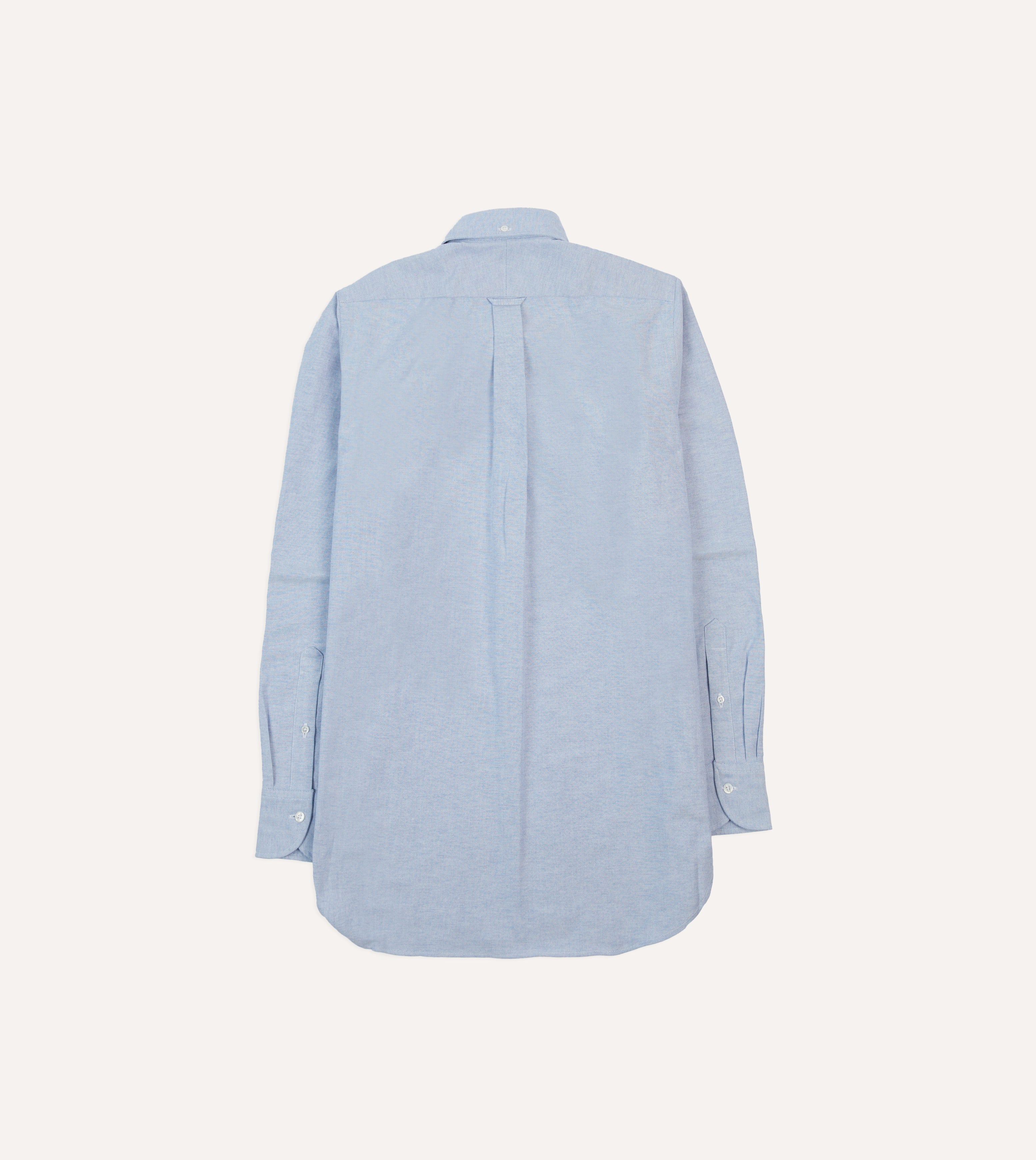 Premium Mid Blue Cotton Oxford Button-Down Shirt for Men | Classic Casual & Business Wear | Office, Date & Weekend Outfit