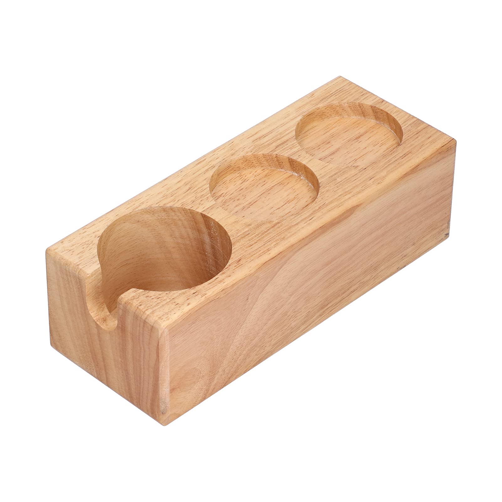 3-in-1 Wooden Coffee Tamper & Knock Box Set for Home Baristas & Cafés