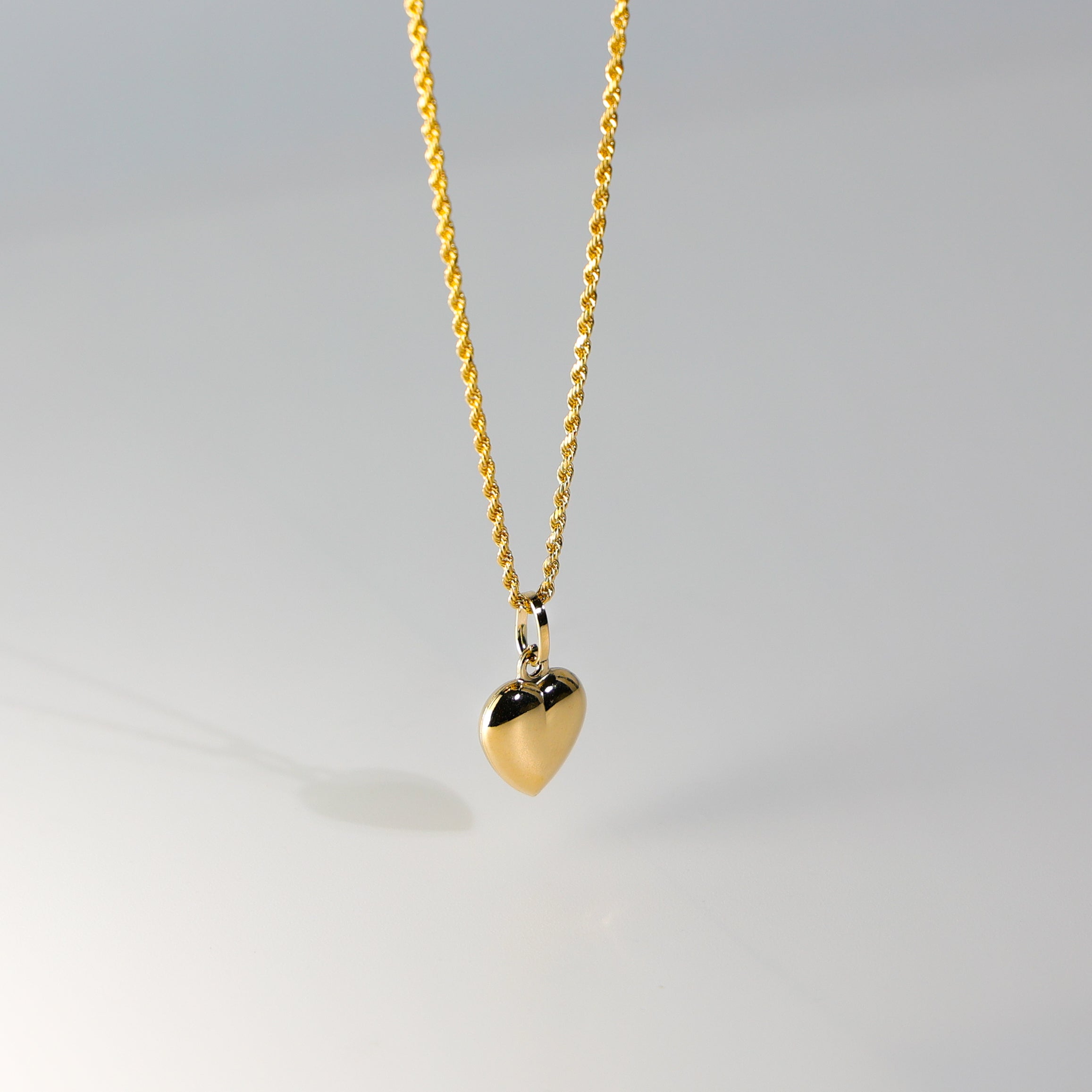 14K Gold Heart Pendant Necklace for Women - Elegant PT0445 Jewelry Gift for Valentine's Day, Anniversary & Special Occasions