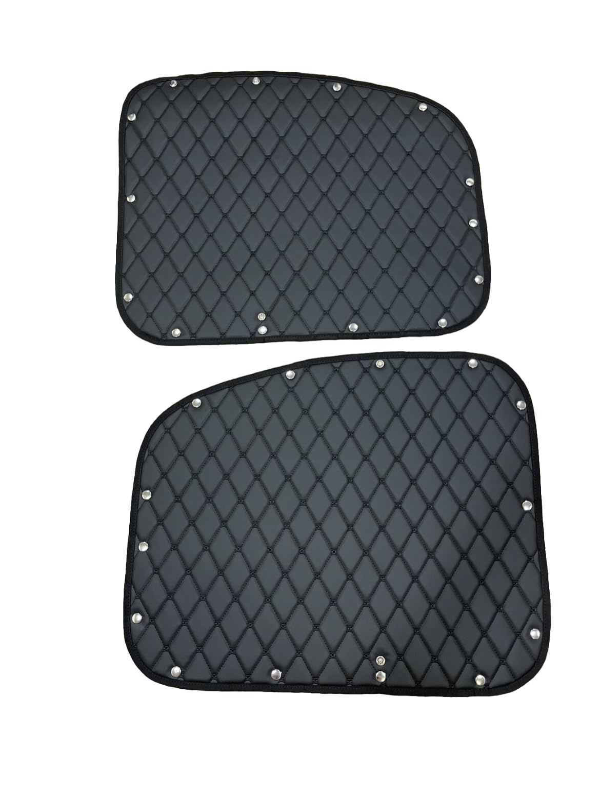 Freightliner Classic/XL/FLD 120/FLD 132 Sleeper Window Curtains - Black Set of 2 for Upper Bunk Windows | Truck Cab Privacy Shades & Sun Blocking for Rest Areas