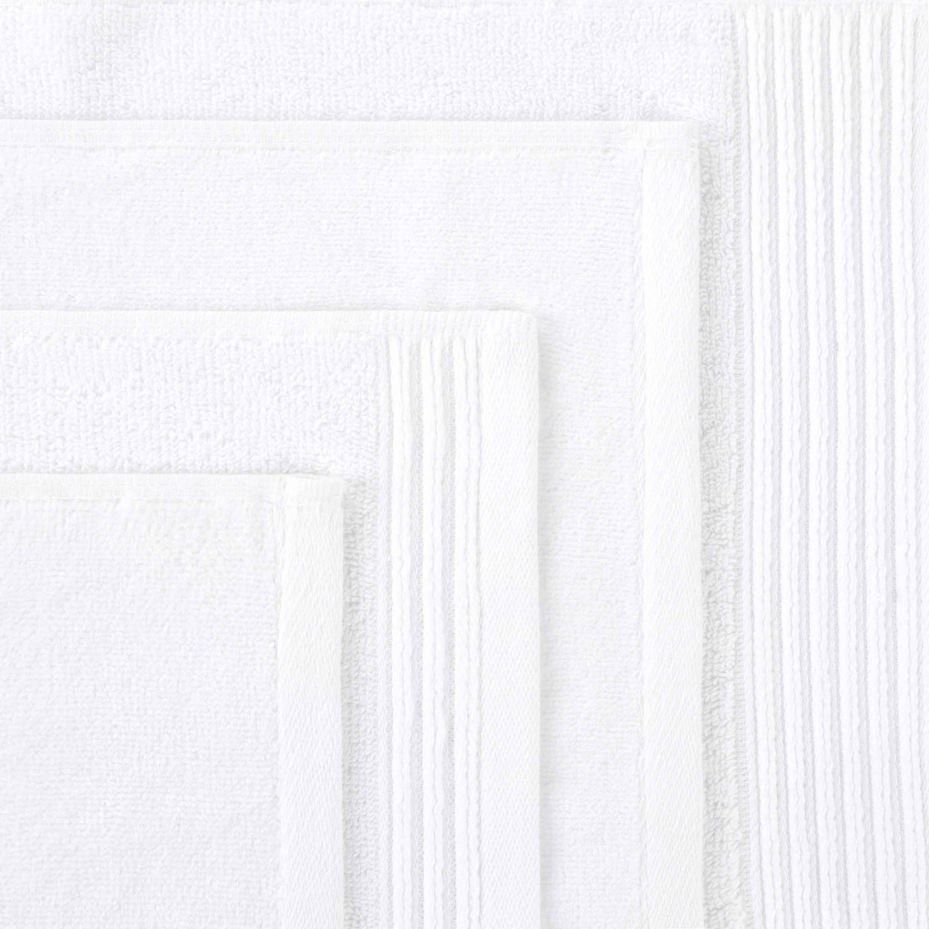 Premium 4-Piece Cotton Bath Towel Set - Soft & Absorbent Solid & Marble Design - Perfect for Spa, Bathroom & Luxury Home Decor