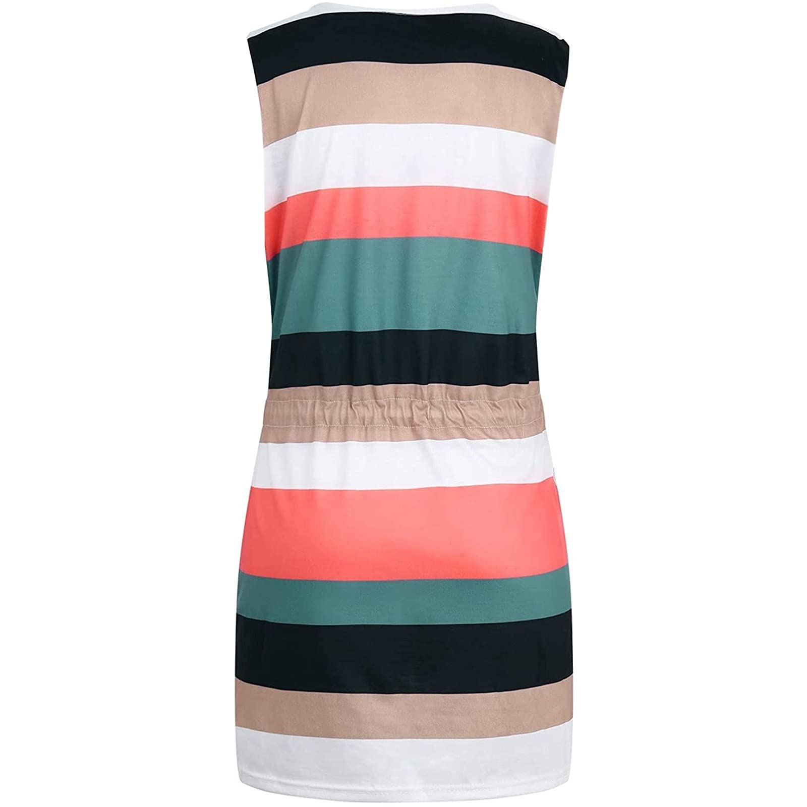 Elegant Black Plus Size Off The Shoulder Rehearsal Dinner Dress for Bride - Summer & Fall Women's Fashion Loose Casual Halter Striped Printed Vest Pocket Dress (XXL, Green) | Perfect for Weddings, Bridal Showers & Special Occasions