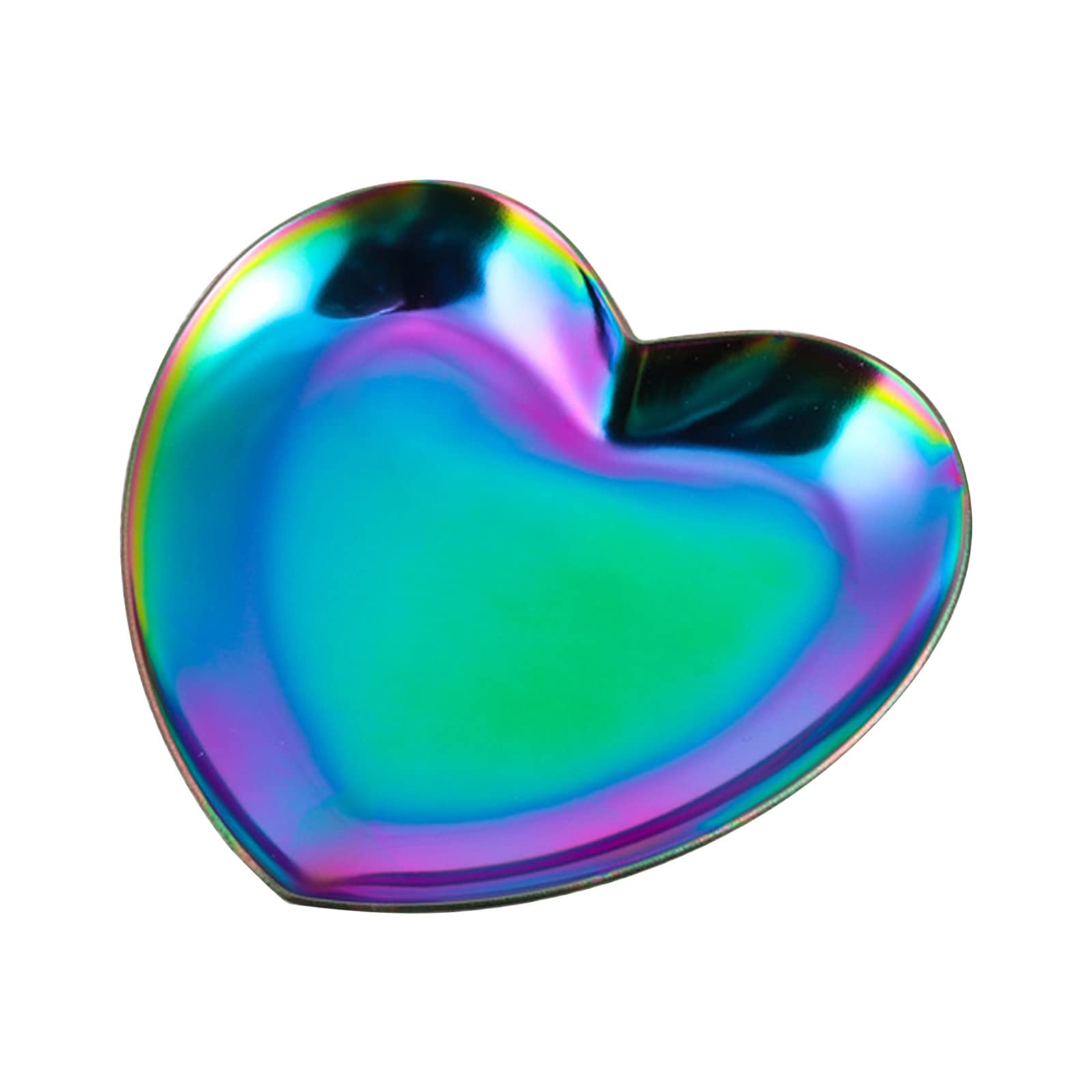 Heart-Shaped Empty Nail Art Palette - Professional Manicure Tool for Nail Tips Display & Polish Mixing | Perfect for Salon, Home DIY Nail Art & Beauty Professionals