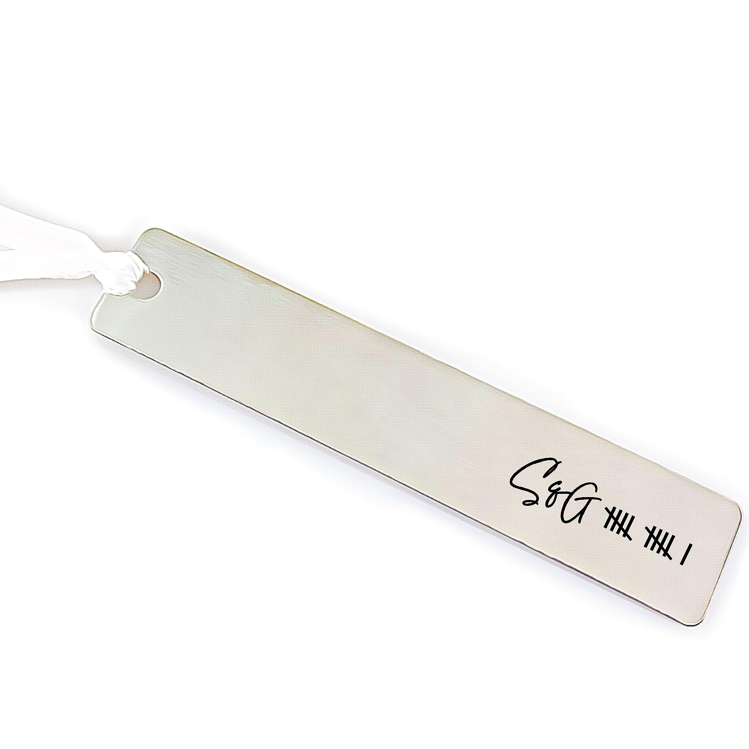 Personalized Steel Bookmark - 11th Anniversary Gift for Couples, Custom Engraved Bookmark for Wife & Husband - Romantic Keepsake for Book Lovers - Perfect for Weddings, Anniversaries & Reading Enthusiasts