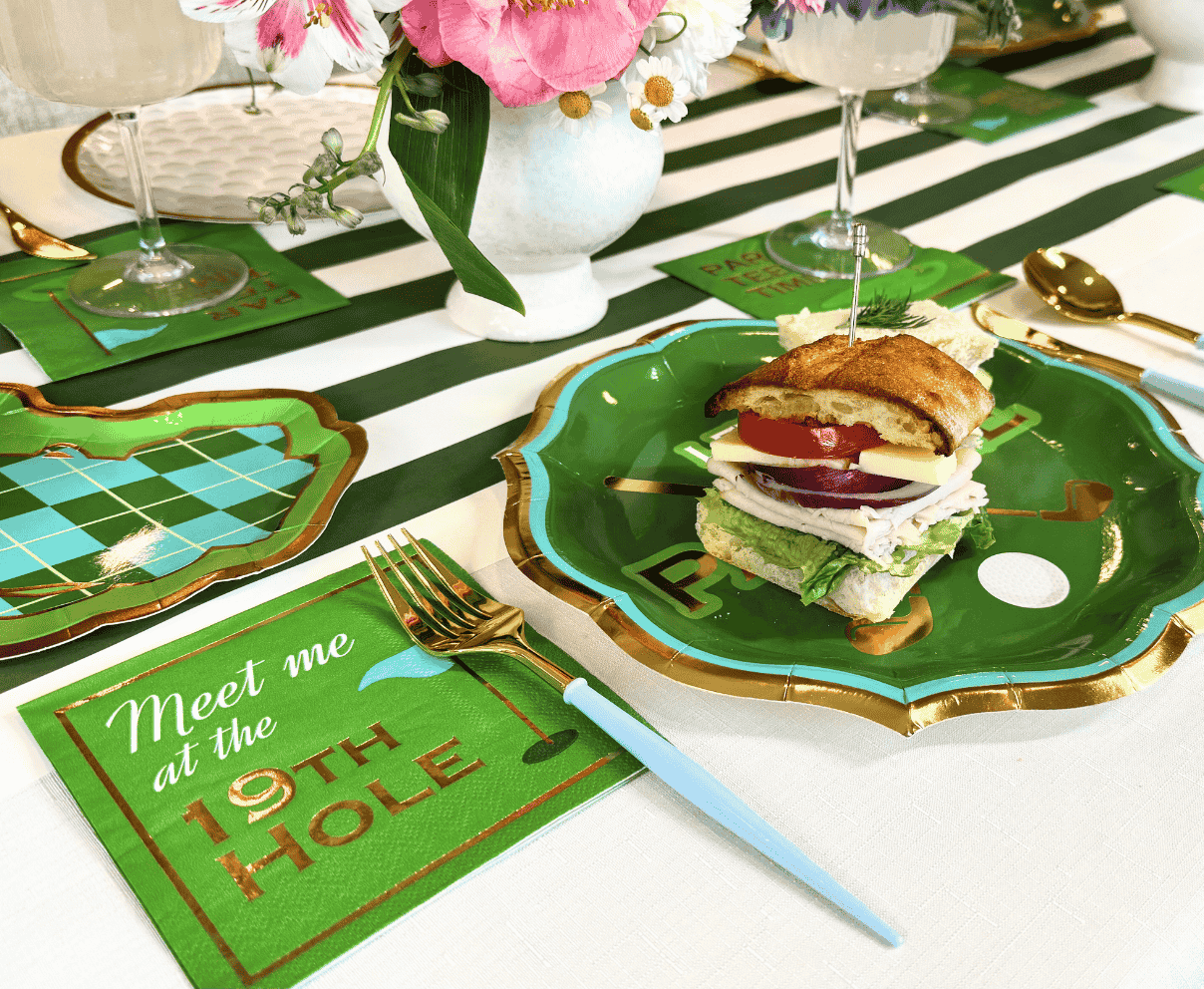 Let's ParTee Table Setting - Elegant Dinnerware Set for Parties & Entertaining | Perfect for Weddings, Holidays & Special Occasions