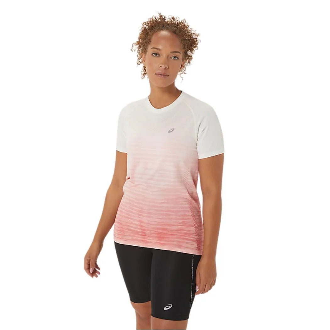 ASICS Seamless Women's Running T-Shirt - Moisture Wicking Workout Top for Gym, Yoga & Outdoor Activities