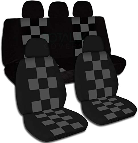 Black and Charcoal Checkers