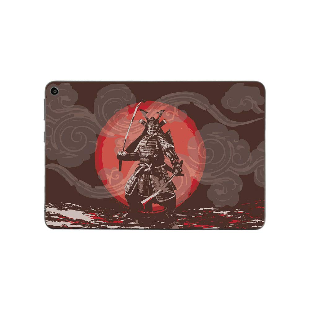 MightySkins Vinyl Decal Wrap Cover for Amazon Fire HD 8 (2020) - Samurai Battle Design | Protective & Durable Skin | Easy to Apply & Remove | Made in USA | Perfect for School, Travel & Everyday Use