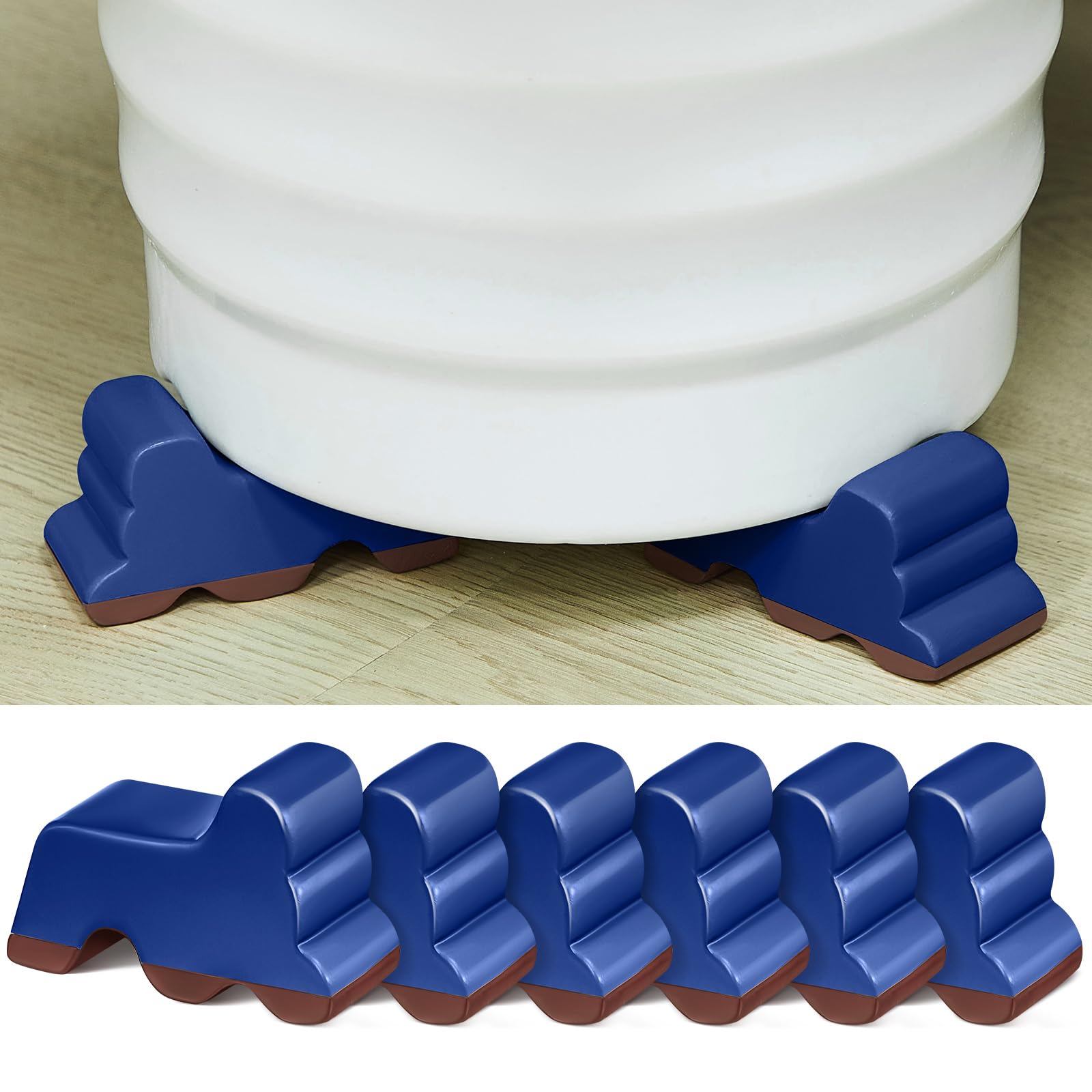 Kigeli 6 Pcs Pot Feet - Heavy Duty Plant Pot Risers & Elevators for Outdoor Planters (3