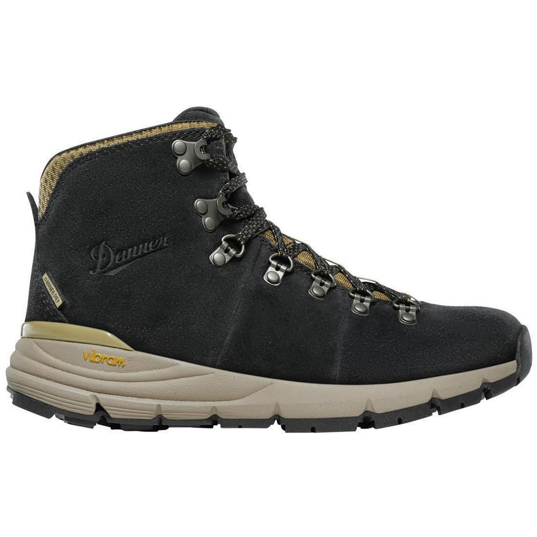 Mountain 600 4.5 Women's Hiking Boots in Khaki - Waterproof Outdoor Trekking Shoes for Trail Walking & Camping Adventures
