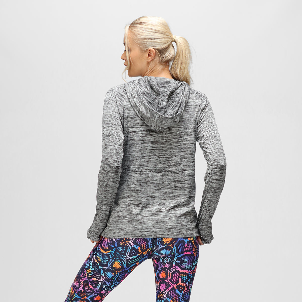 Stylish Grey Cowl Neck Hoodie for Women - Soft & Comfortable Pullover Sweatshirt - Perfect for Casual Wear, Loungewear & Outdoor Activities