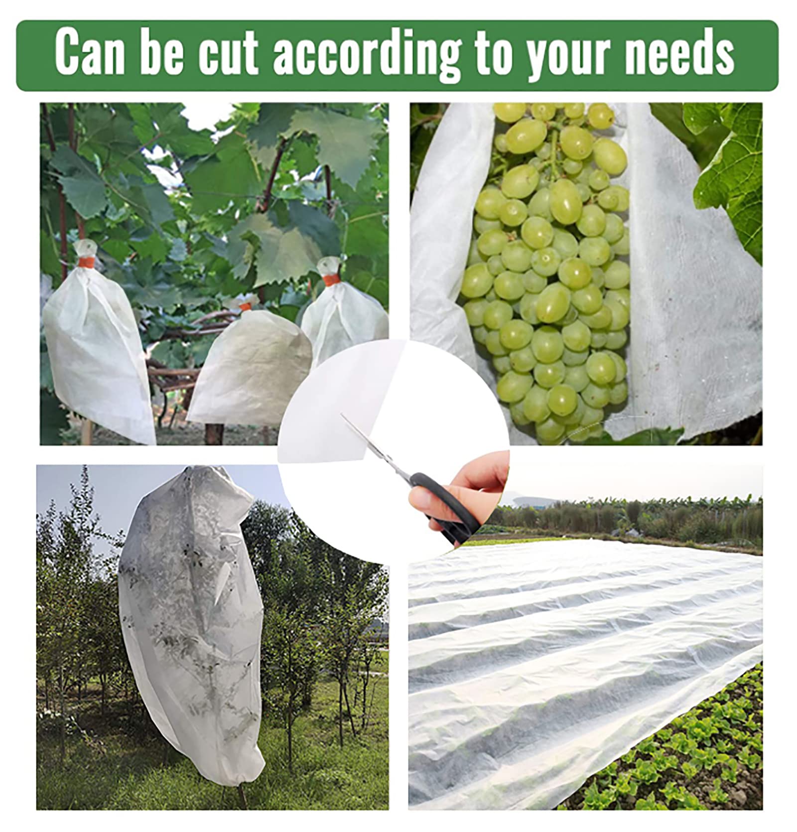 10FT x 30FT Reusable Plant Cover for Cold Weather - Frost Protection Garden Blanket, Floating Row Cover for Winter & Sun Pest Protection | Ideal for Vegetable Gardens, Flower Beds & Outdoor Plants