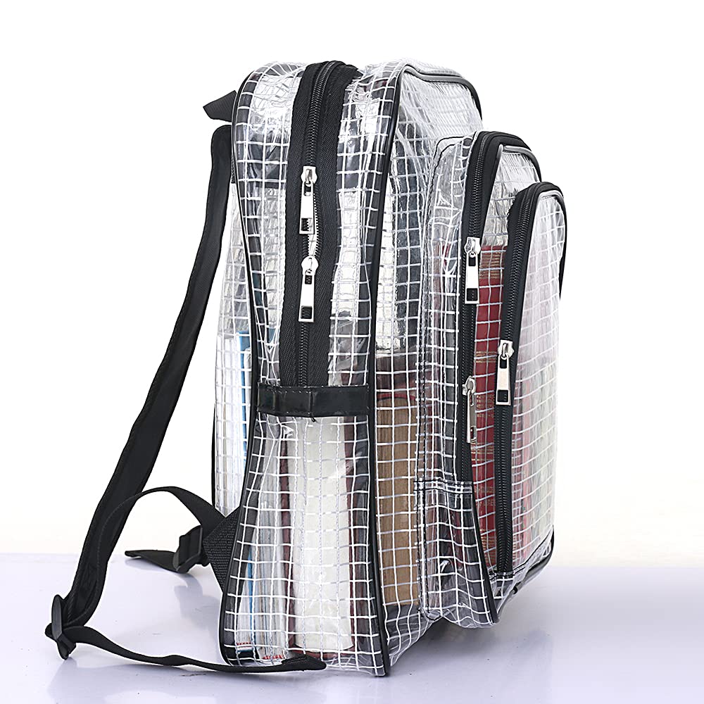 ESD Anti-Static Clear PVC Backpack - Cleanroom Engineer Tool Bag for Computers & Electronics | Ideal for Semiconductor Cleanrooms, Labs & ESD-Sensitive Work Environments