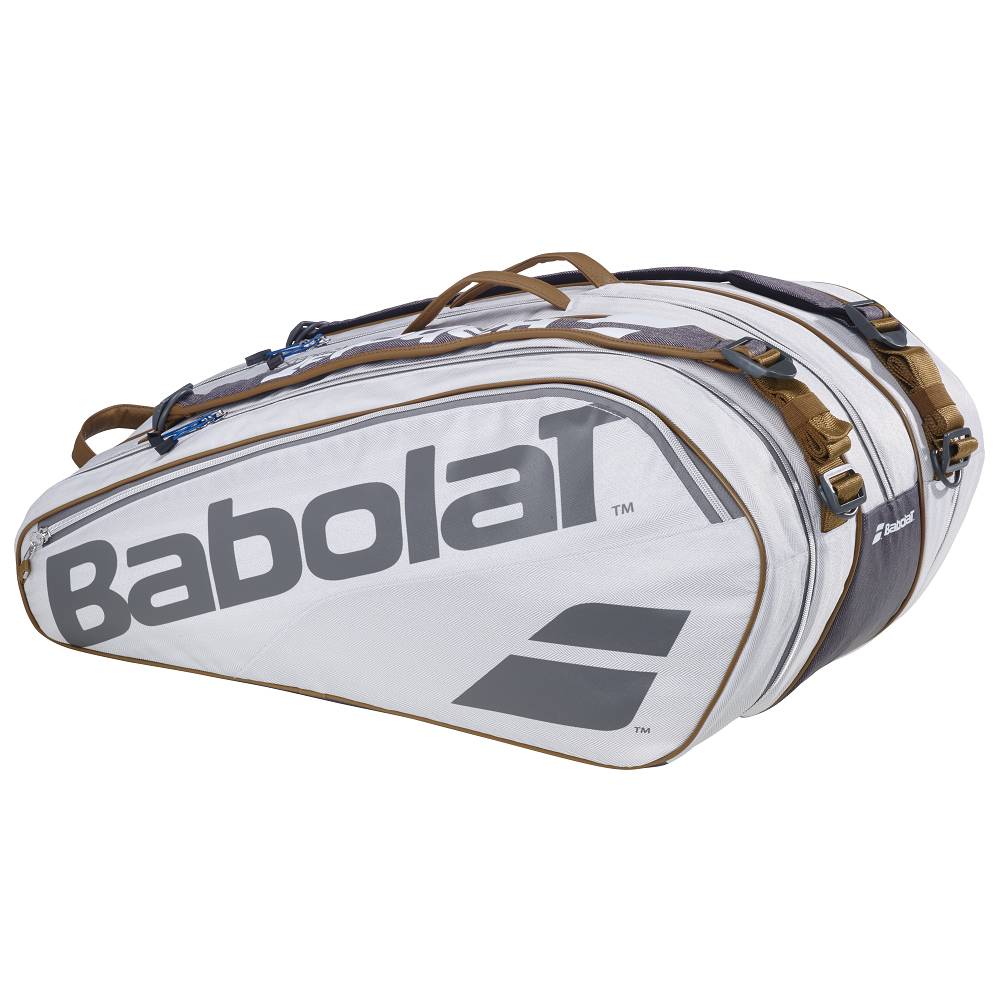 Babolat Pure Wimbledon 9-Pack Tennis Racquet Bag - Premium Tennis Gear for Players & Tournament Use