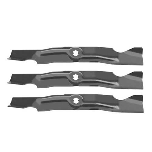 (3 Pack) Premium High Lift Replacement Lawn Mower Blades - Fits Oregon 335-859 & 98-086 Models - 17 7/8