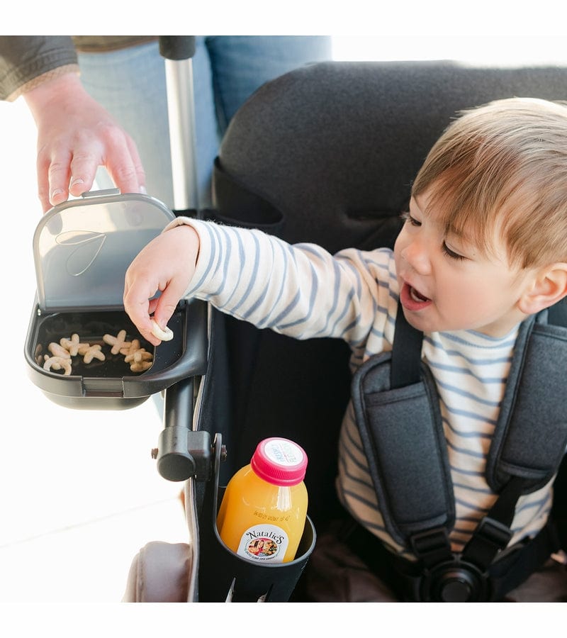 Larktale Snack Tray (2 Pack) - Durable Kids Snack Holder for Car Seats, Strollers & High Chairs - Perfect for Road Trips, Baby Travel & Mealtime On-The-Go