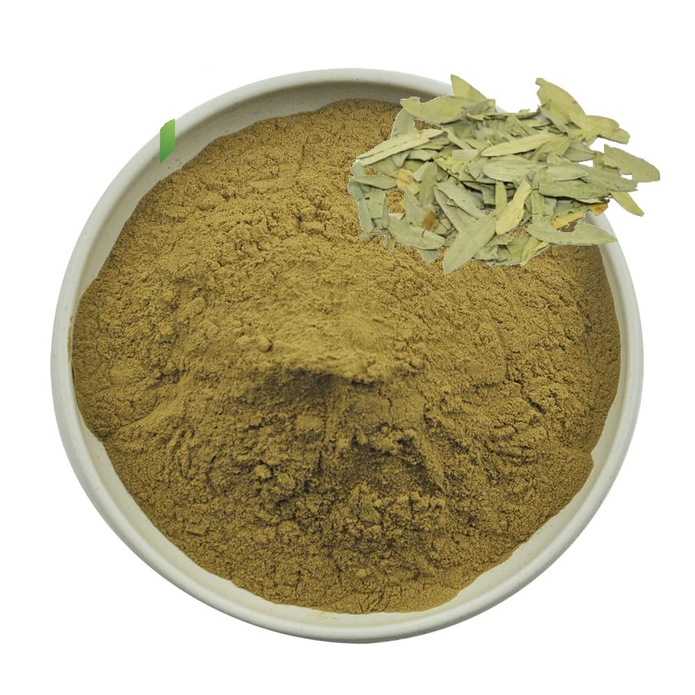 Organic Senna Leaves Powder (Cassia Angustifolia) - 100% Natural Digestive Support - Herbal Tea & Detox Supplement - Perfect for Weight Management & Constipation Relief - 200g Resealable Bag