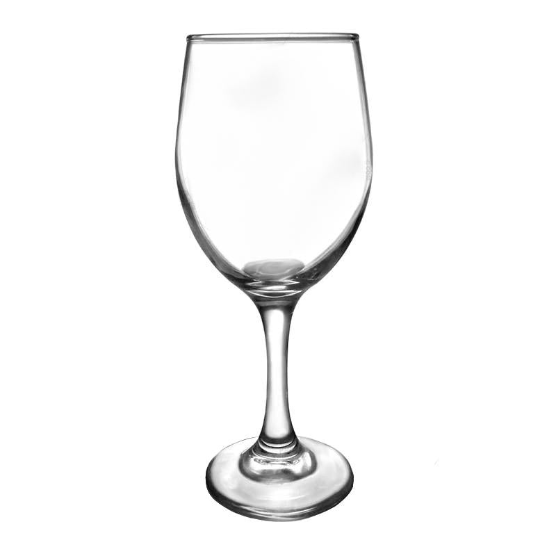 BarConic® 14 oz Tall Wine Glasses - Set of 12 Stemmed Glassware for Red & White Wine - Perfect for Dinner Parties, Weddings & Restaurant Use