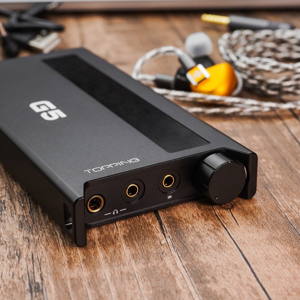 TOPPING G5 Portable Bluetooth DAC & AMP with LDAC Audio and NFCA HPA - High Resolution Wireless Headphone Amplifier for Audiophiles, Travel & Home Audio