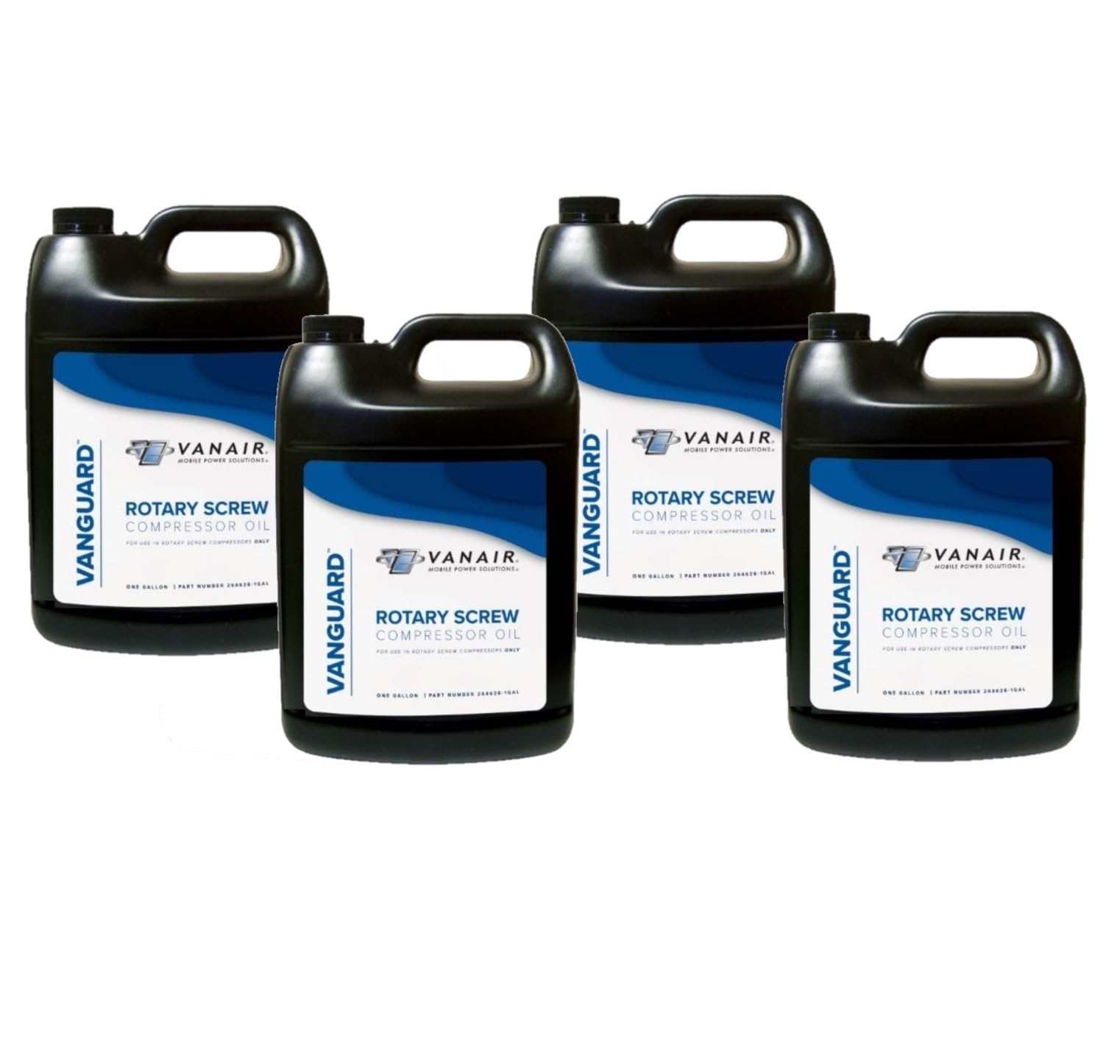Vanair 264626-4PACK - Premium Vanguard Compressor Oil 4 Pack for All Air Compressor Models | High Performance Lubricant for Construction, Automotive & Industrial Equipment