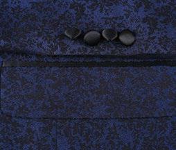 Renoir Dark Blue Slim Fit Tuxedo Blazer for Men - Alessandro Vitello Collection | Formal Wedding Suit Jacket, Business Attire & Evening Wear