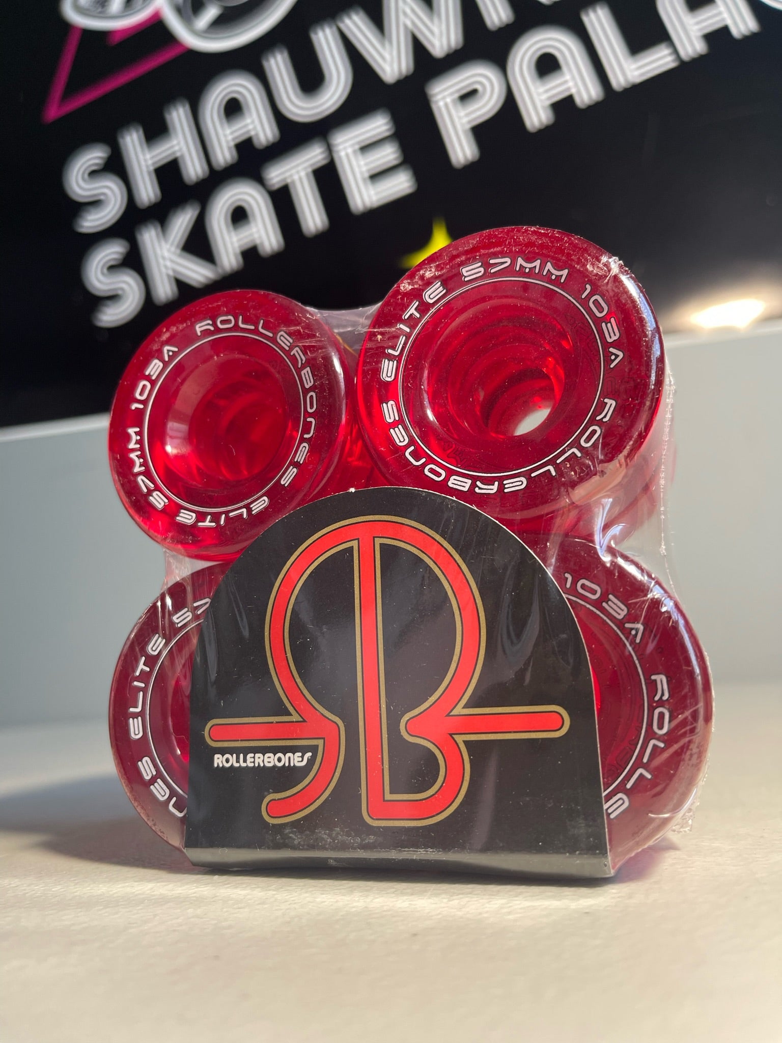 Roller Bones Elite Skateboard Wheels (57MM & 62MM) 101a & 103a Durometer - High Performance Wheels for Street Skating & Park Riding