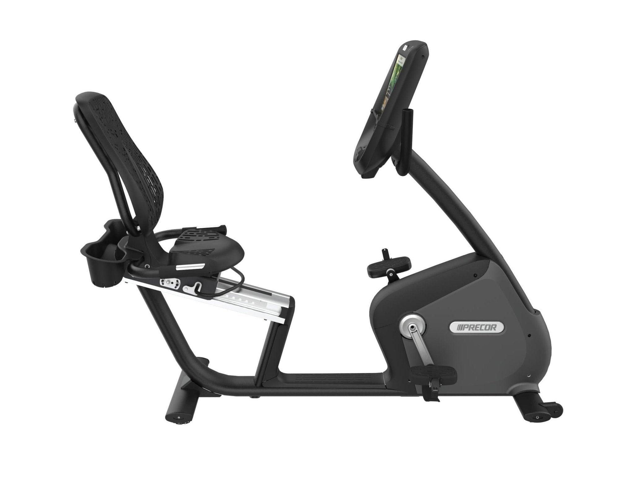 Precor RBK 885 Recumbent Exercise Bike for Home Gym - Low Impact Cardio Workout for Seniors & Rehabilitation