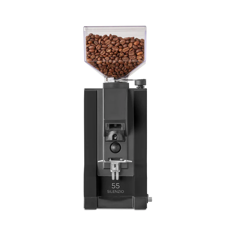 Eureka Mignon Silenzio 55 Espresso Grinder - Quiet Coffee Bean Grinder for Espresso Machines, Conical Burr Mill with 55mm Steel Blades - Perfect for Home Baristas & Coffee Shops
