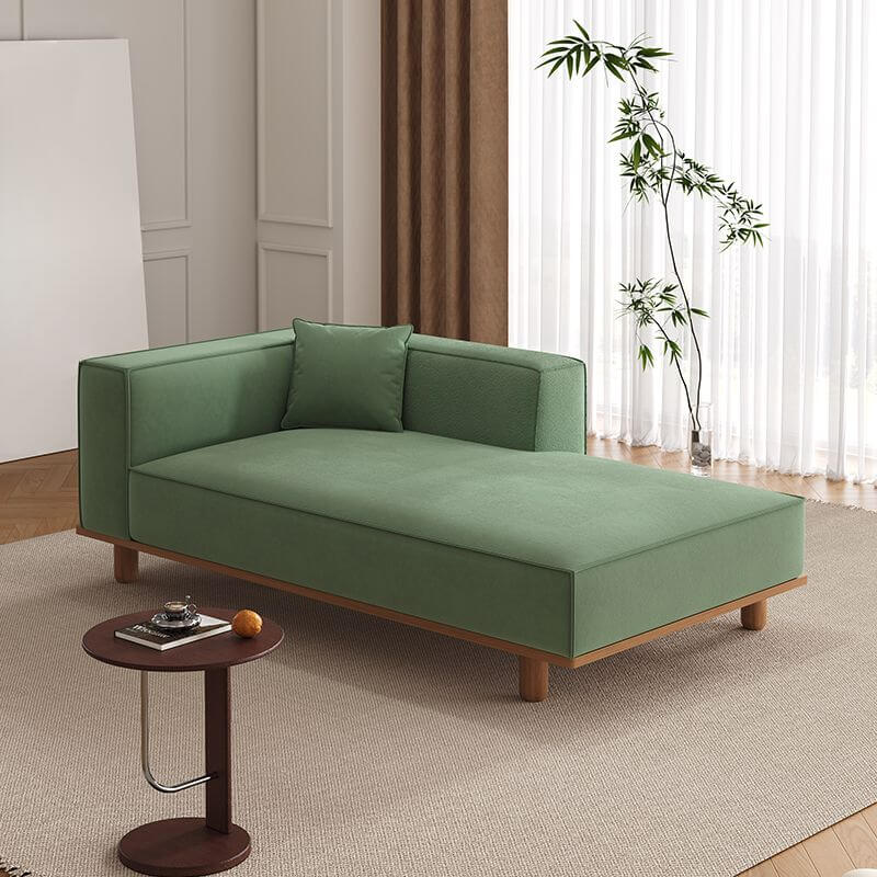 Modern Upholstered Corner Chaise Lounge Chair - Comfortable L-Shaped Sofa for Living Room, Bedroom & Office - Perfect for Small Spaces, Reading Nook or Relaxation