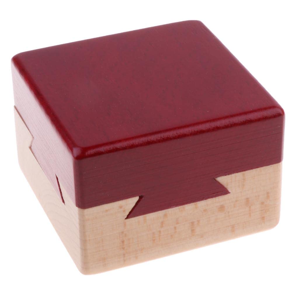 MERISHOPP® Wooden Magic Luban Lock Box Puzzle - Brain Teaser IQ Game for Kids | Educational Preschool Toys | Handcrafted Wooden Logic Toy | Perfect for Classroom Learning & Family Bonding Activities