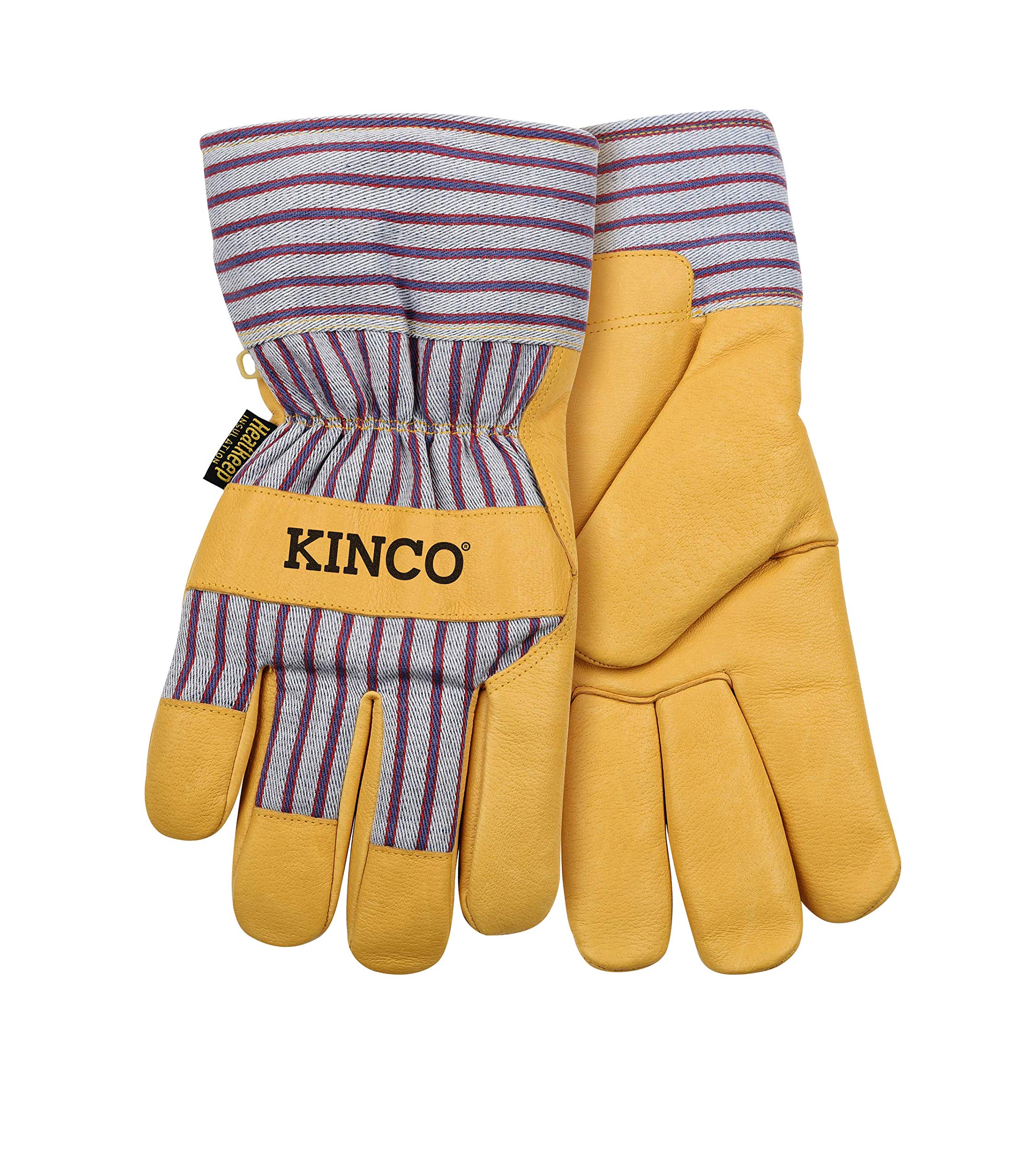 Kinco Premium Leather Work & Ski Gloves - Heatkeep Insulation for Cold Weather - Durable Winter Gloves for Outdoor Work, Skiing & Snowboarding (Model 1927) - Perfect for Construction, Landscaping & Winter Sports