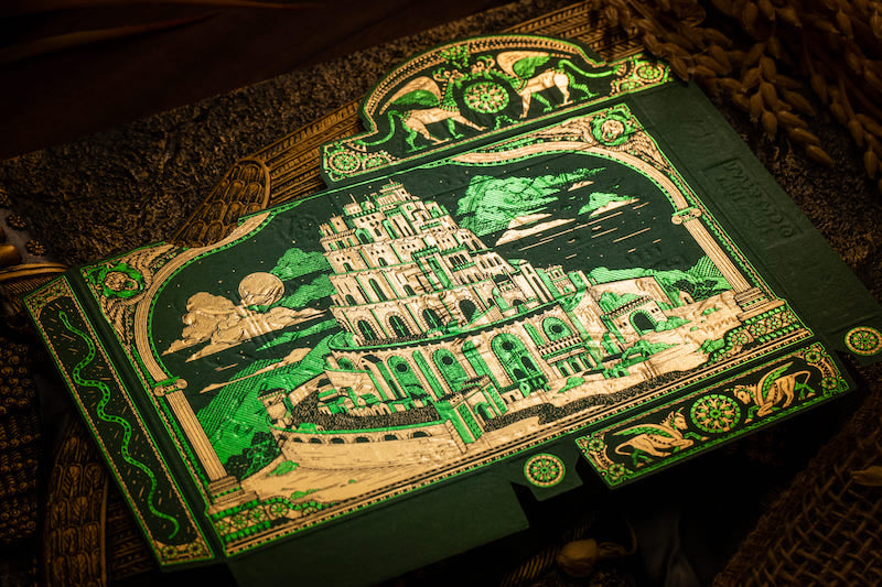 Premium Forest Green Babylon Playing Cards - Elegant Design for Poker, Magic Tricks & Card Games - Perfect for Casino Nights, Gifts & Collectors