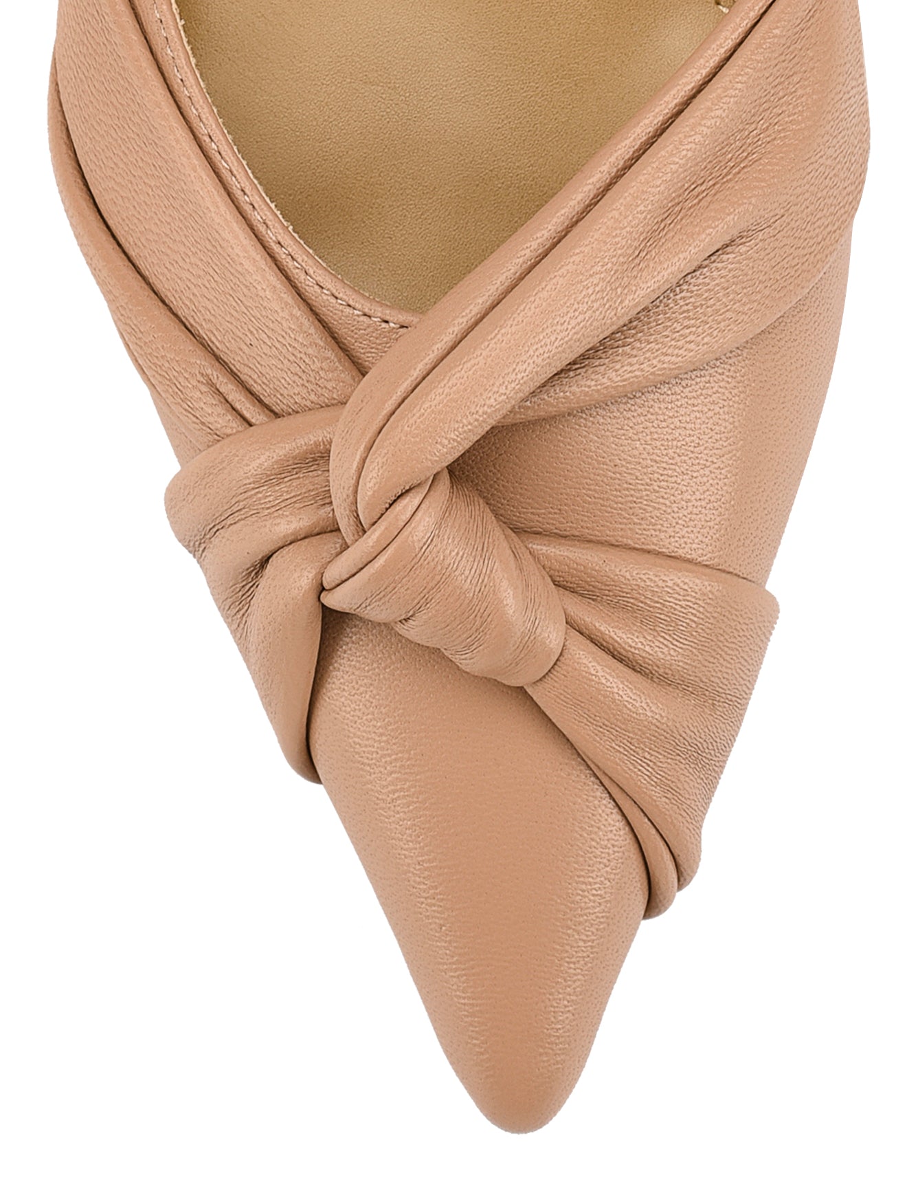 Yonder Slingback Kitten Heels - Almond Tan Leather Women's Shoes | Comfortable Low Heel Pumps for Work, Office & Special Occasions