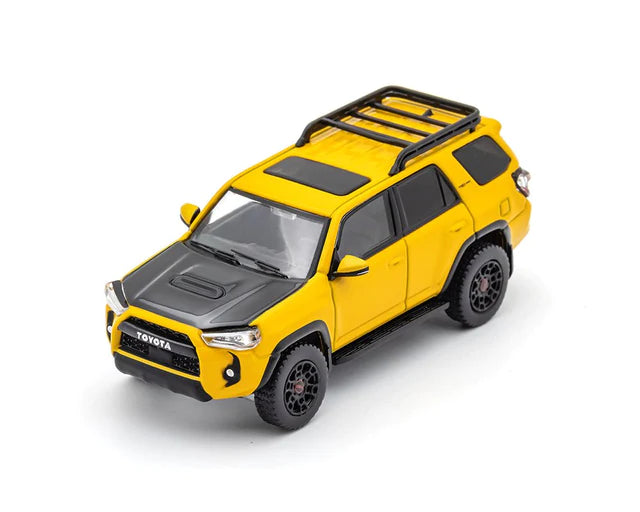 2022 Toyota 4Runner TRD Pro 1:64 Scale Die-Cast Model Car - Yellow Collectible Toy for Display & Racing Scenes