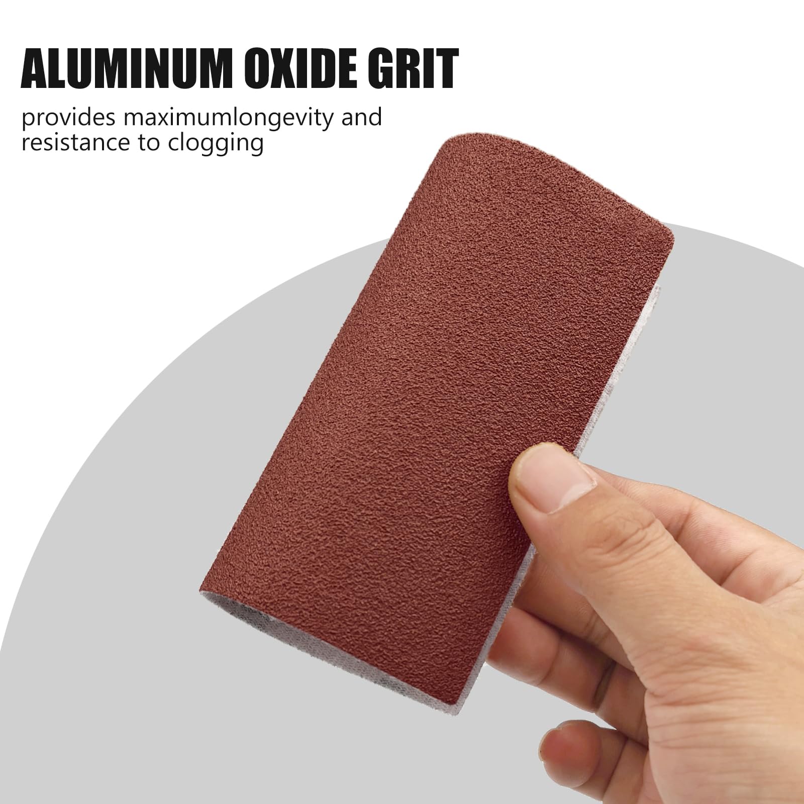 1/4 Sheet Palm Sander Sandpaper, 50-Piece Sandpaper Variety Pack (60-1000 Grit) - 5.5