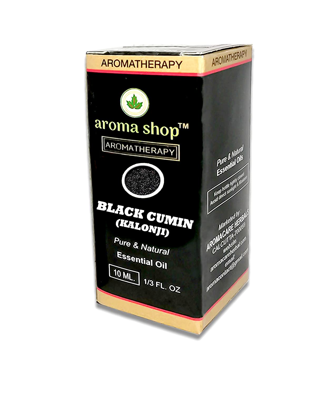 Pure Black Seed Oil (Kalonji) 10ml - Cold Pressed, Organic Nigella Sativa Oil for Hair Growth, Skin Care & Immune Support - Perfect for Aromatherapy, Massage & Natural Remedies