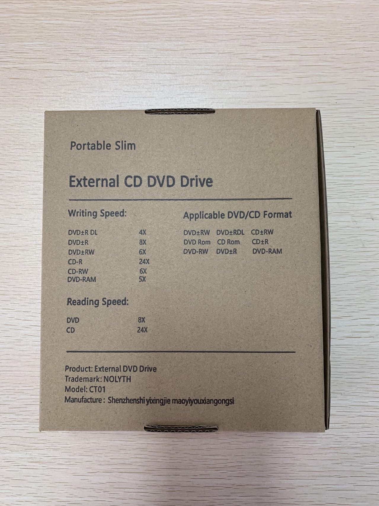 External USB 3.1 UHD 4K Blu-ray Burner Drive - Slim Portable BD/DVD/CD Writer with M-DISC & BDXL Support (Up to 100GB) - Compatible with Laptops, PCs & Mac - Perfect for Home Theater, Media Backup & Entertainment