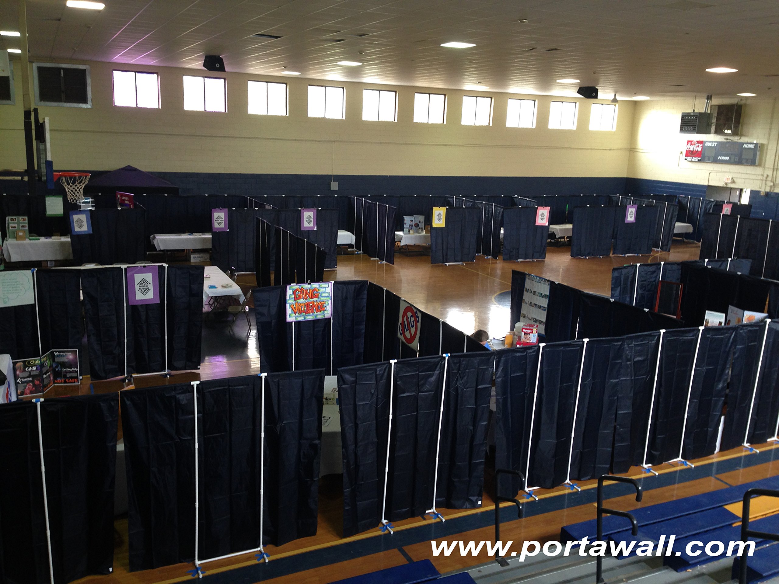 Portable Room Divider Privacy Screen - Dark Green Partition for Education, Clinics, Health Screenings & Travel | No Tools Needed | Perfect for Offices, Classrooms & Events