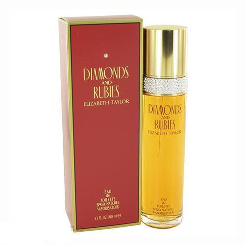 Elizabeth Taylor Diamonds & Rubies 100ml Eau de Toilette for Women - Floral Fruity Perfume for Date Night & Special Occasions