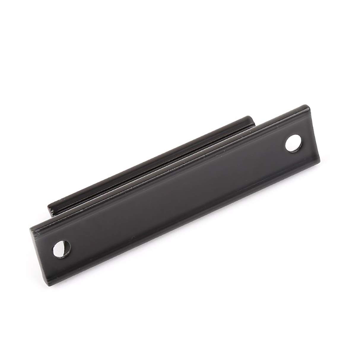 Queenbox Aluminum Alloy Replacement Door Handle - Single Door Knob & Lever for Windows, Screen Doors, Balcony & Drawers (3.54x0.79 Inch, Black) - Perfect for Home, Office & RV Renovation