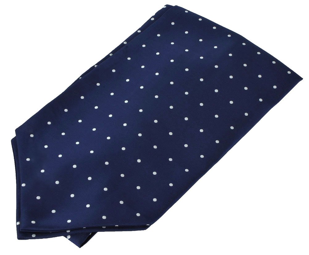 Moda Di Raza Men's Ascot Ties - Classic Elegant 100% Microfiber Cravat for Formal Wear | Perfect for Weddings, Business Events & Vintage Style Outfits