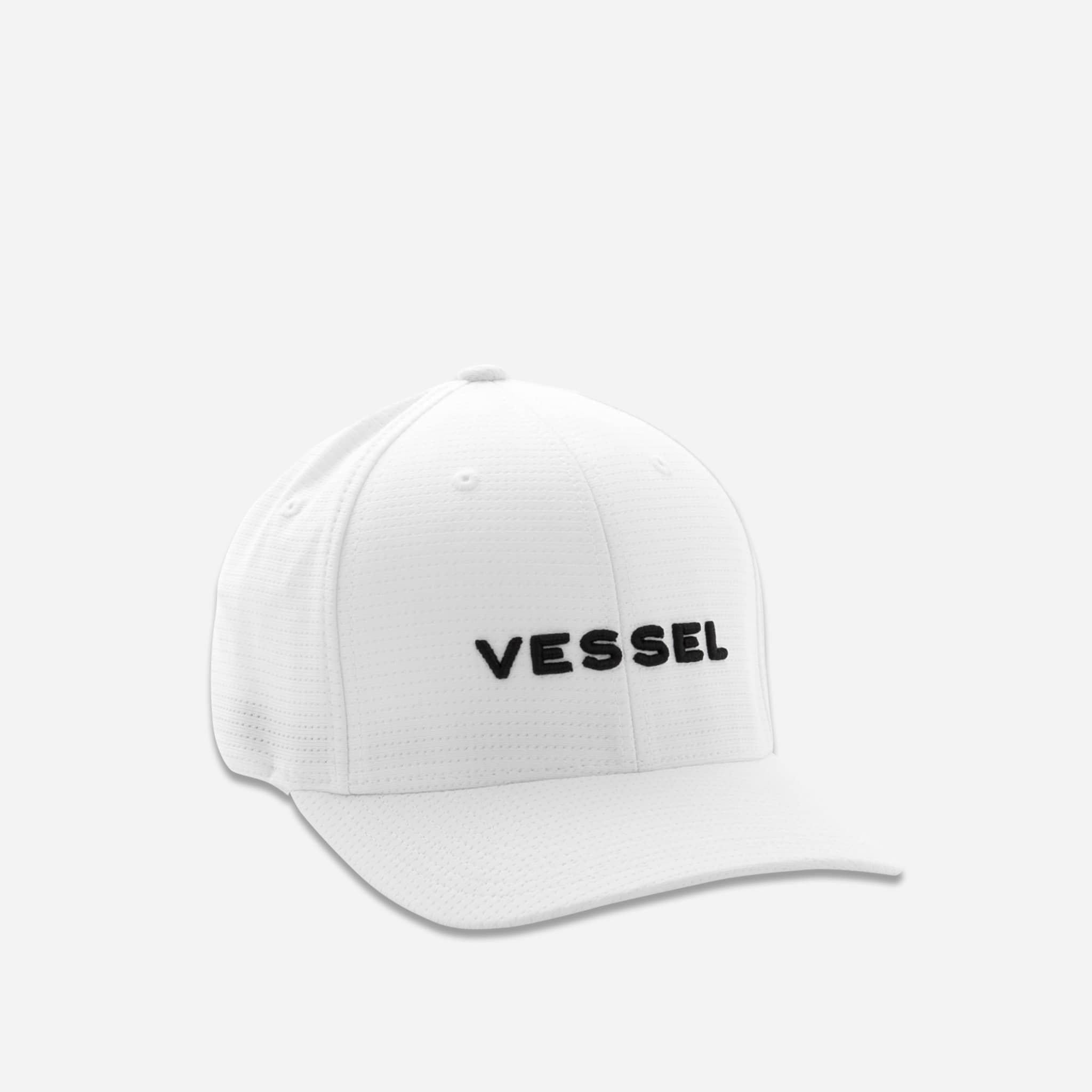 Vessel Stretch Fitted Hat for Men & Women - Adjustable Baseball Cap for Outdoor Sports, Running, Hiking & Casual Wear