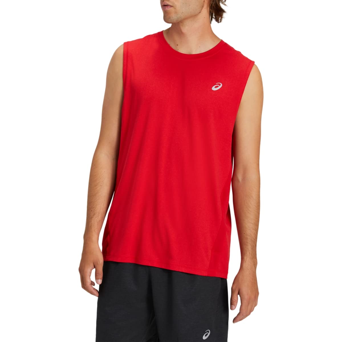 ASICS Men's Sleeveless Running Shirt - Moisture Wicking Athletic Top for Gym & Marathon Training - Lightweight Performance Apparel for Summer Workouts