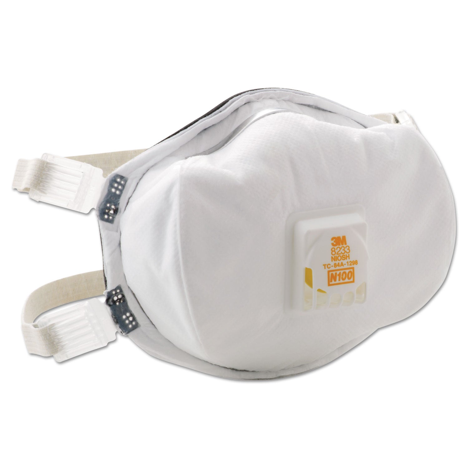 3M™ N100 Particulate Respirator - Standard Size Dust Mask for Construction, Woodworking & Painting - NIOSH Certified Safety Mask for Protection Against Dust, Pollen & Allergens