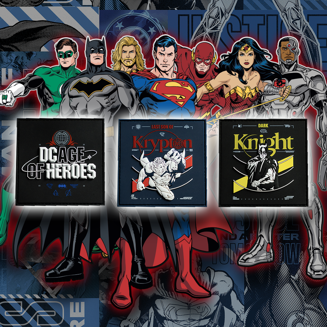 DC Justice League Embroidered Iron-On Patches Bundle #2 - Superhero Costume Accessories for Cosplay, Jackets & Backpacks