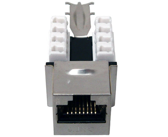 CAT6 RJ45 Shielded Punch Down Keystone Jack - U Style for High-Speed Ethernet Networks | Ideal for Home & Office Network Installations