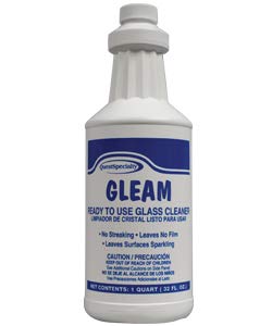 Quest Specialty 280016 Ready-To-Use Glass Cleaner Spray - Streak-Free Formula for Windows, Mirrors & Glass Surfaces - Perfect for Home, Office & Car Cleaning