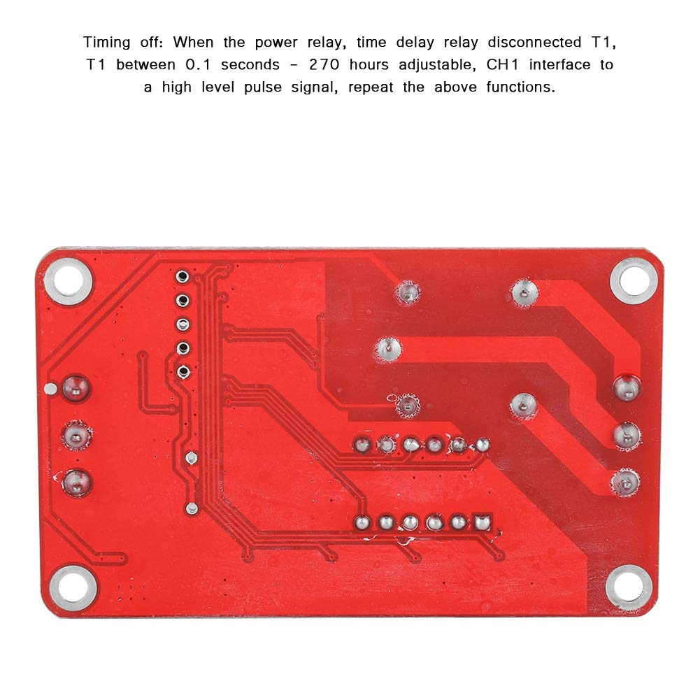 FRM01 Multifunction Infinite Loop Timing Relay - Self-Locking Cycle Timer Module for Automation & Delay Control | Perfect for Industrial Equipment, Home Automation, and DIY Electronics Projects