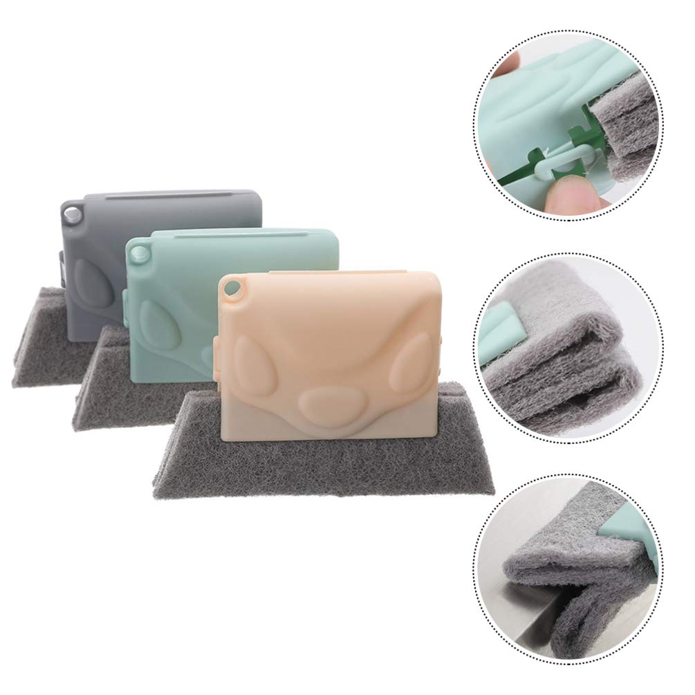 Cabilock 3pcs Window Track Cleaner Kit - for AC, Kitchen & Car Cleaning